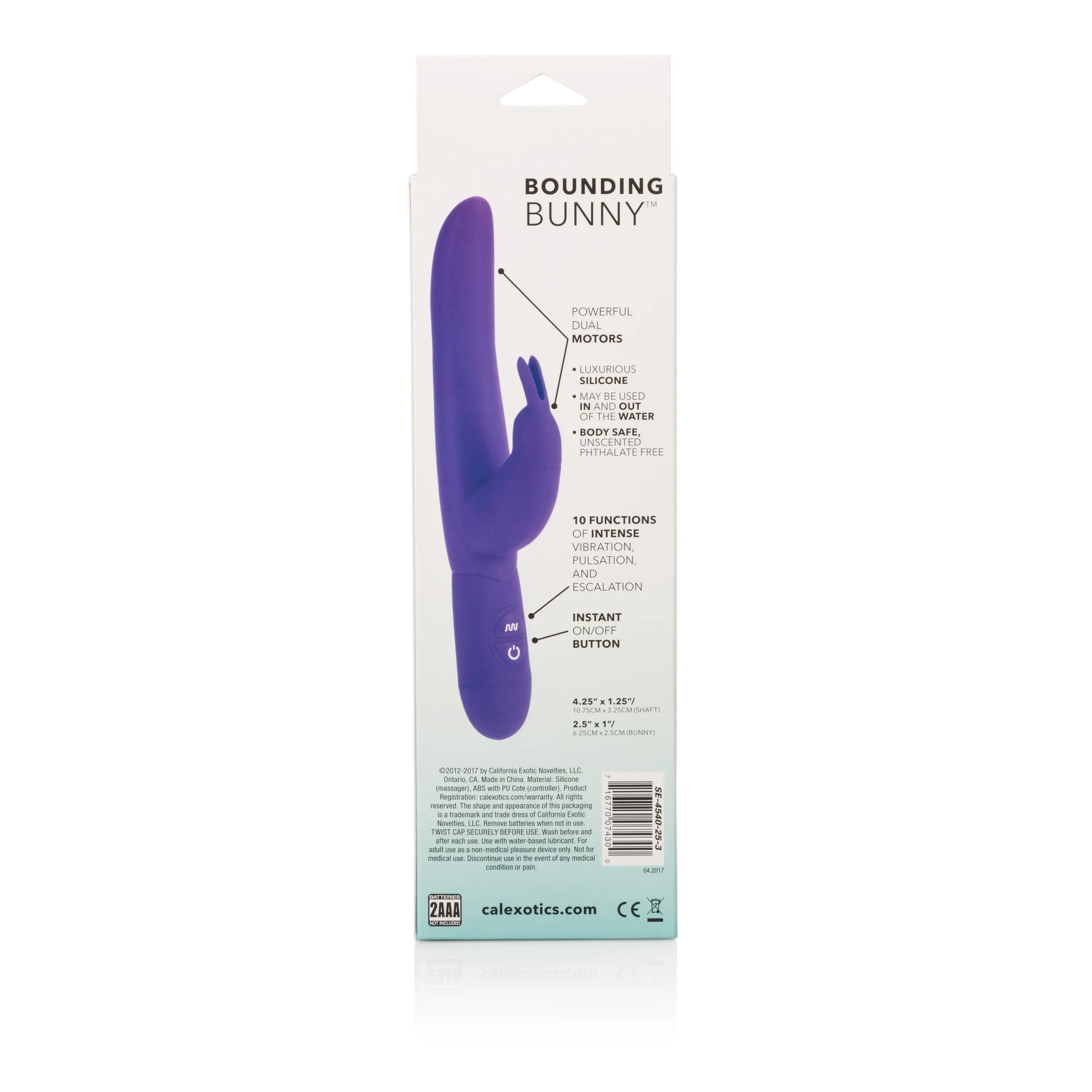 Posh Bounding Bunny 10-Function Silicone Slim Stimulator Vibrator > Vibrators > Ladies > Rabbit