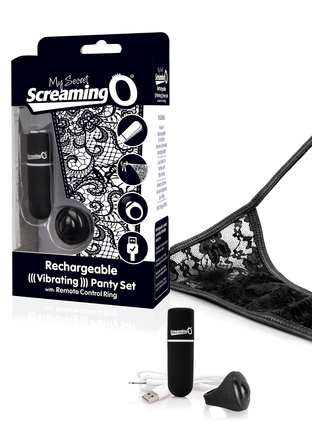 Screaming O My Secret Remote Control Rechargeable Panty Vibrator > Sex Toys For Ladies > Panty Vibes