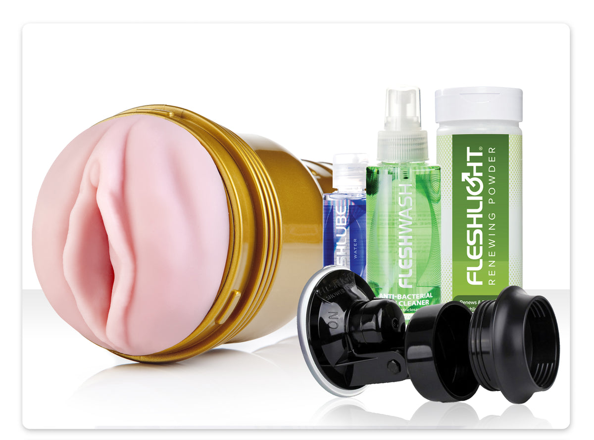 Fleshlight Stamina Training Unit Value Pack – Comprehensive Masturbator Kit > Sex Toys For Men > Masturbators > Manual