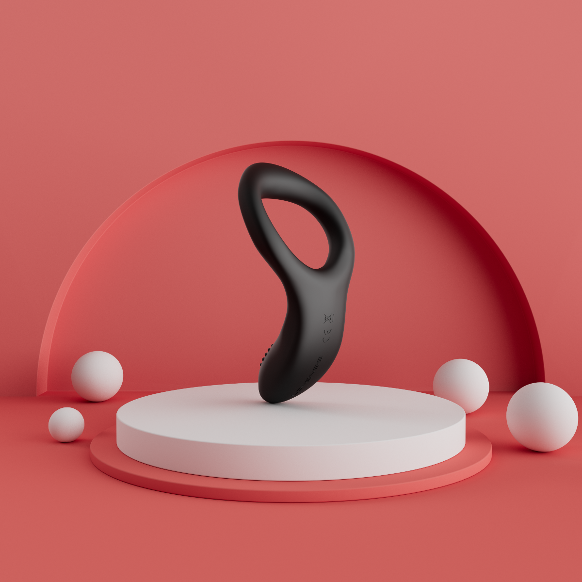 Lovense Diamo Bluetooth Vibrating Cock Ring – Rechargeable Silicone Cock Ring > Cock Ring > Vibrating
