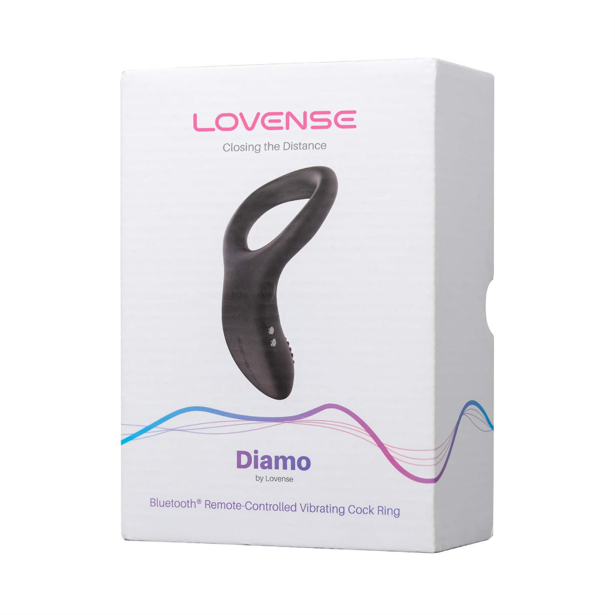 Lovense Diamo Bluetooth Vibrating Cock Ring – Rechargeable Silicone Cock Ring > Cock Ring > Vibrating