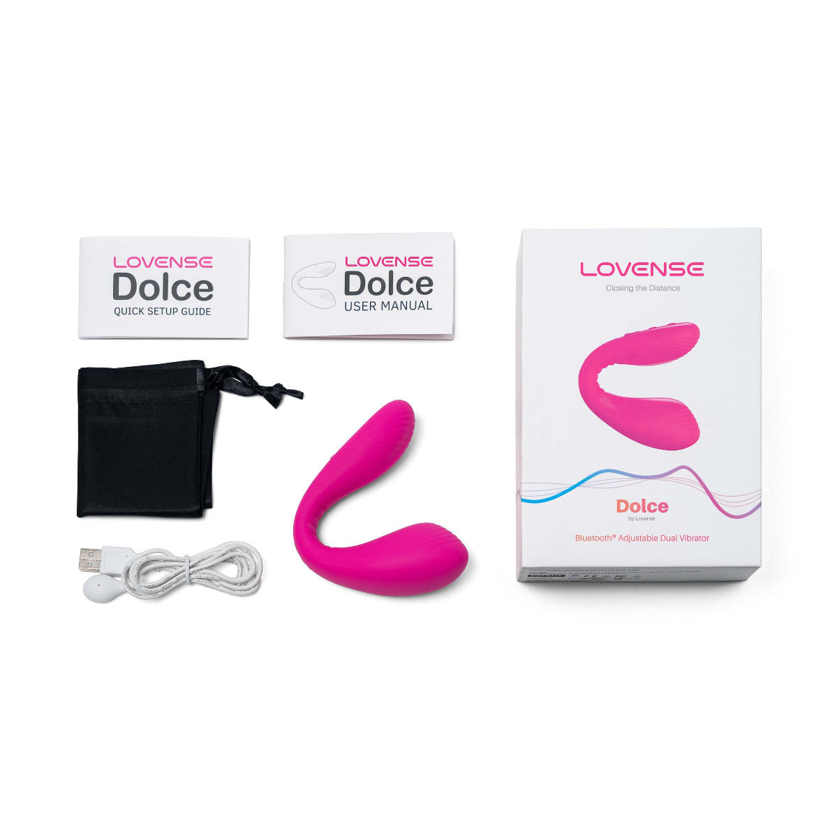 Lovense Dolce Dual Stimulator – Bluetooth-Controlled Clitoral and G-Spot Vibrator > Vibrators > G-Spot