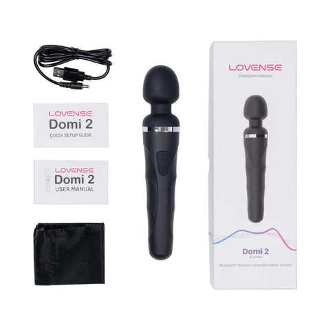 Lovense Domi 2 – Bluetooth Rechargeable Wand Vibrator 9.2 Inches > Sex Toys > Massage Wands