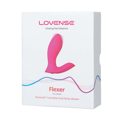 Lovense Flexer Rechargeable Bluetooth Butterfly Vibrator with G-Spot and Clitoral Stimulation > Sex Toys For Ladies > Clitoral Vibrators and Stimulators