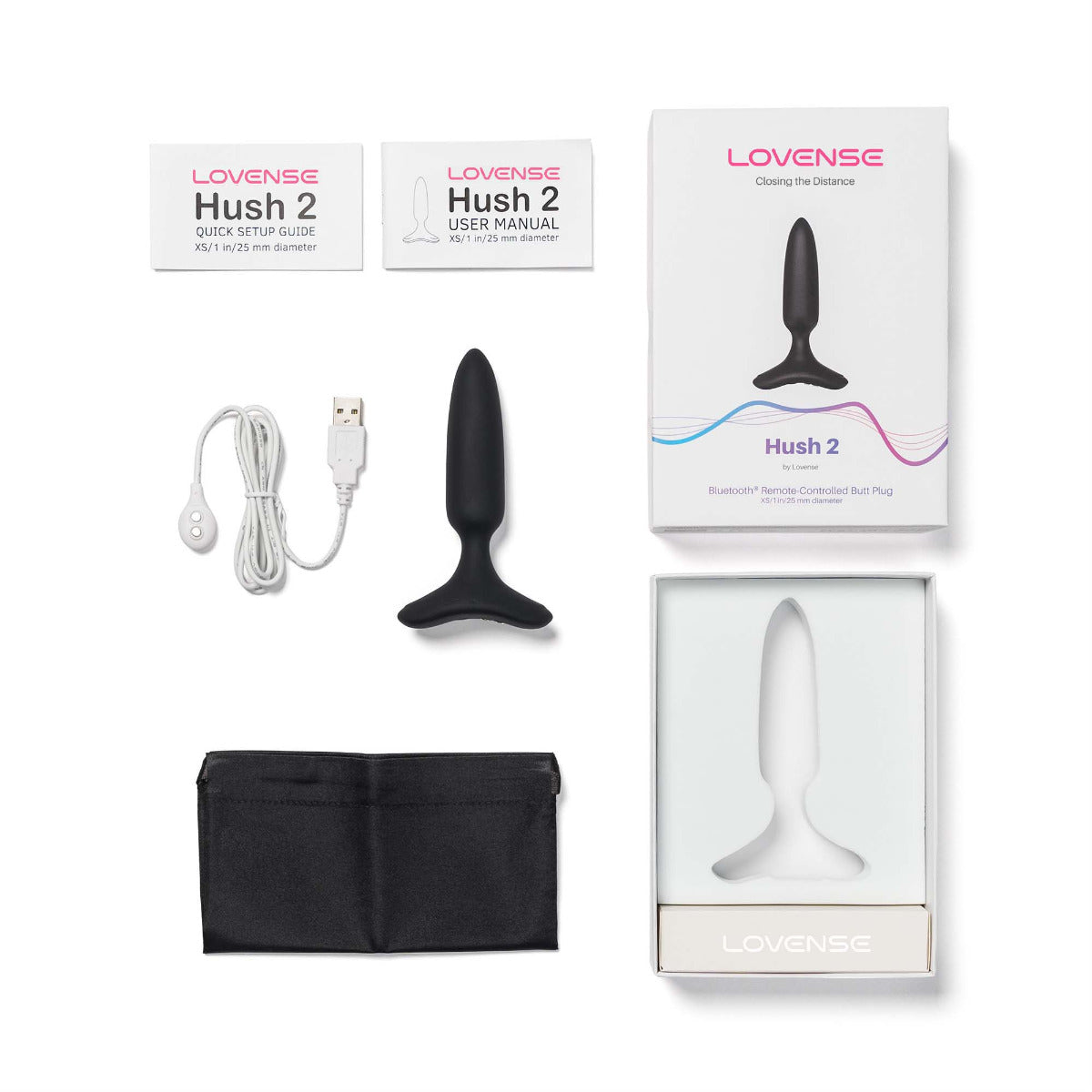 Lovense Hush 2 – Upgraded Flared Base Anal Plug Vibrator > Anal Range > Vibrating Butt Plugs