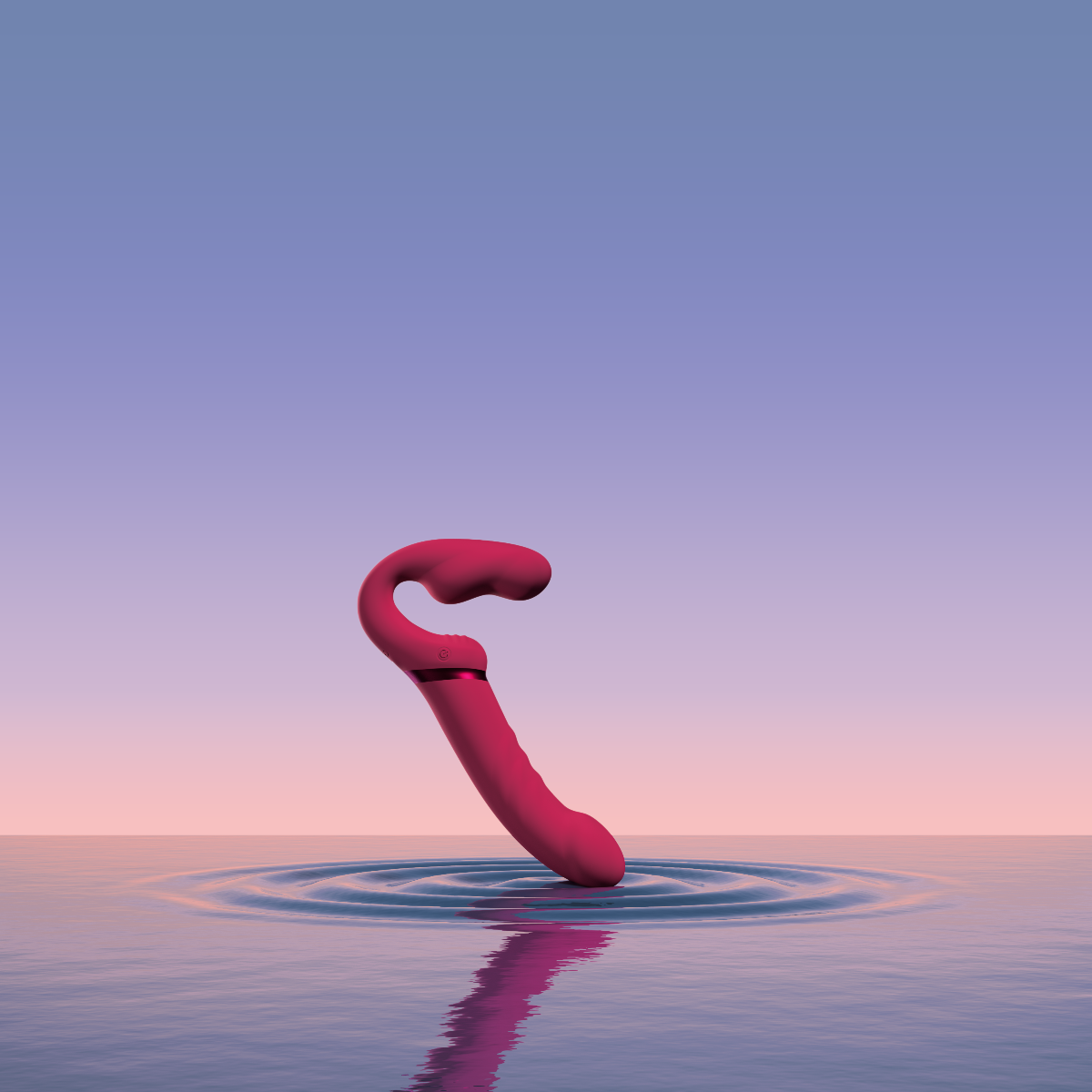 Lovense Lapis Double-Ended Vibrating Strapless Strap-On Dildo Silicone Couples Toy > Dildos > Strapless Strap Ons
