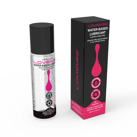 Lovense Water-Based Lubricant – Condom Friendly and Non-Sticky Personal Lubricant > Lube > Water Based