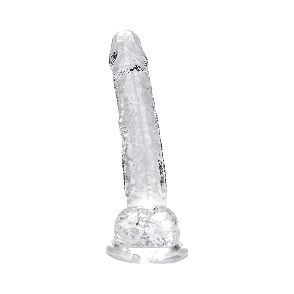Loving Joy 7.5 Inch Clear Dildo with Balls – Realistic Suction Cup Dildo 7.5 Inch Length 1.4 Inch Diameter > Dildos > Realistic Dildos