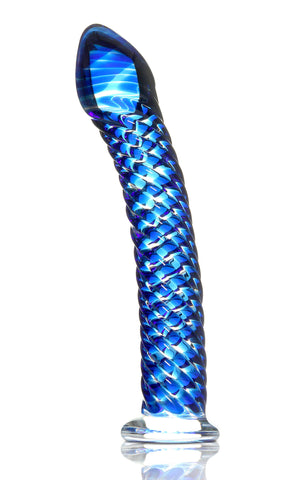 Icicles No. 29 - Blue GLASS TOYS
