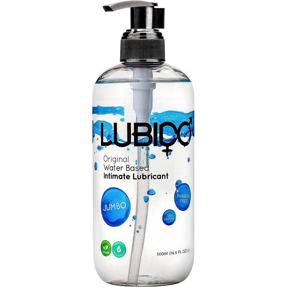 Lubido 500ml Paraben Free Water Based Lubricant With Pump Dispenser