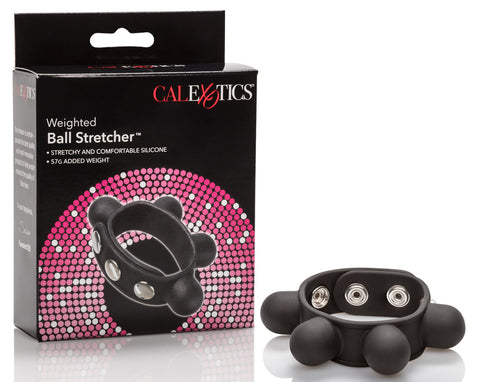 Weighted Ball Stretcher Cock Ring – Silicone Comfort Fit Ring Ball Stretcher