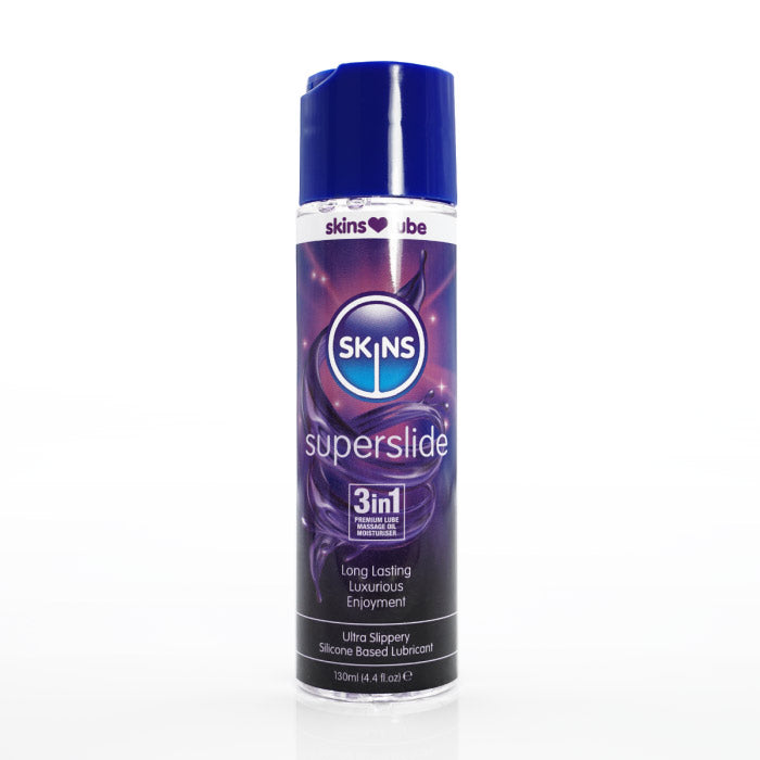 Skins Super Slide – Medical-Grade Silicone Lubricant 4.4oz Default Title > Lube > Silicone