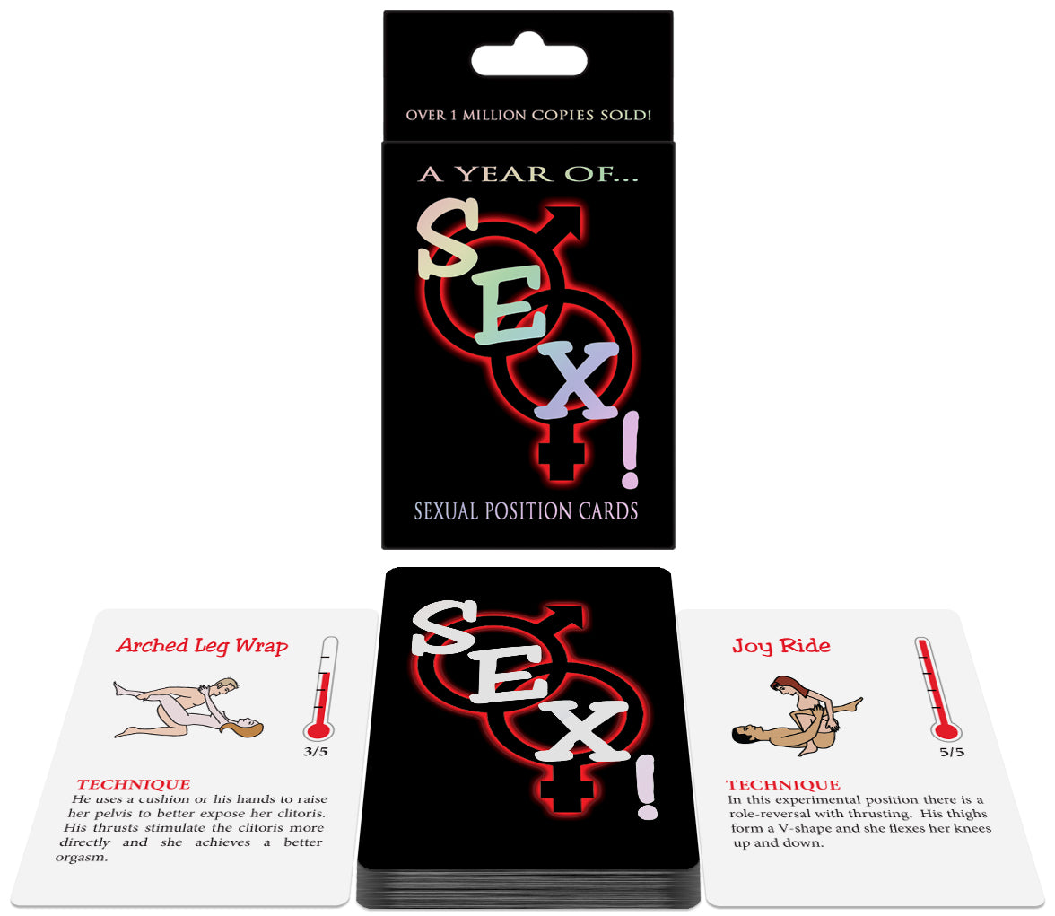 A Year of Sex Card Game – Adult Couples Party Card Game > Novelties > Card Games Main image