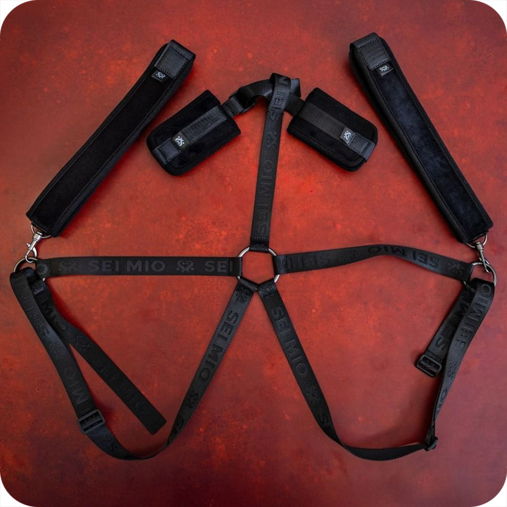 Sei Mio Trussed Issues Adjustable Body Harness Restraint System – Body Harness > Bondage Gear > Restraints