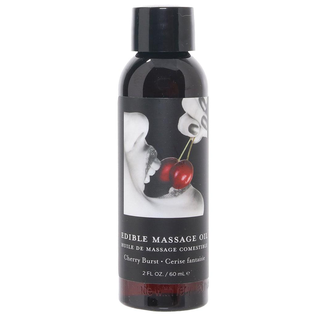 Edible Massage Oil Cherry Burst Flavored 59ml Bottle > Essentials > Massage Oil Main image