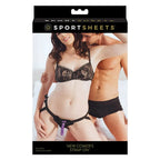 SportSheets New Cummers Adjustable Silicone Strap-On Kit > Dildos > Strap On Harnesses