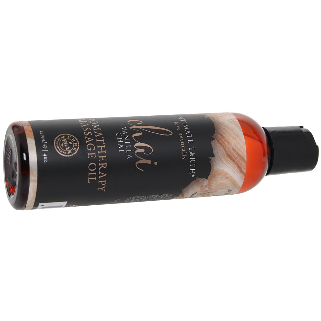 Intimate Earth Chai Aromatherapy Massage Oil Vanilla 120ml – Natural Oils Organic Extracts Body Oil > Essentials > Massage Oil