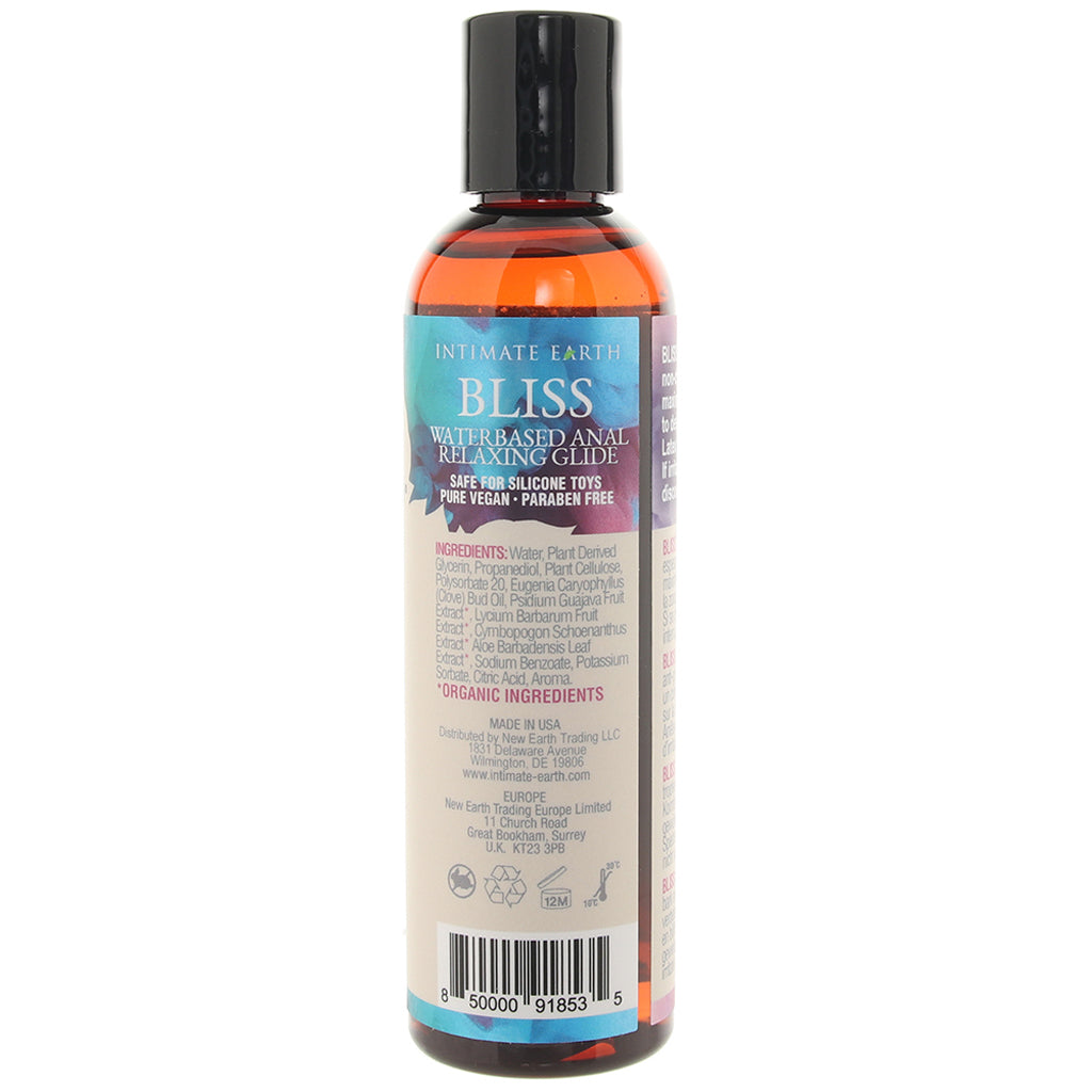 Intimate Earth Bliss Water Based Anal Relaxing Glide – Natural Clove Infused 120ml Lubricant > Lube > Anal
