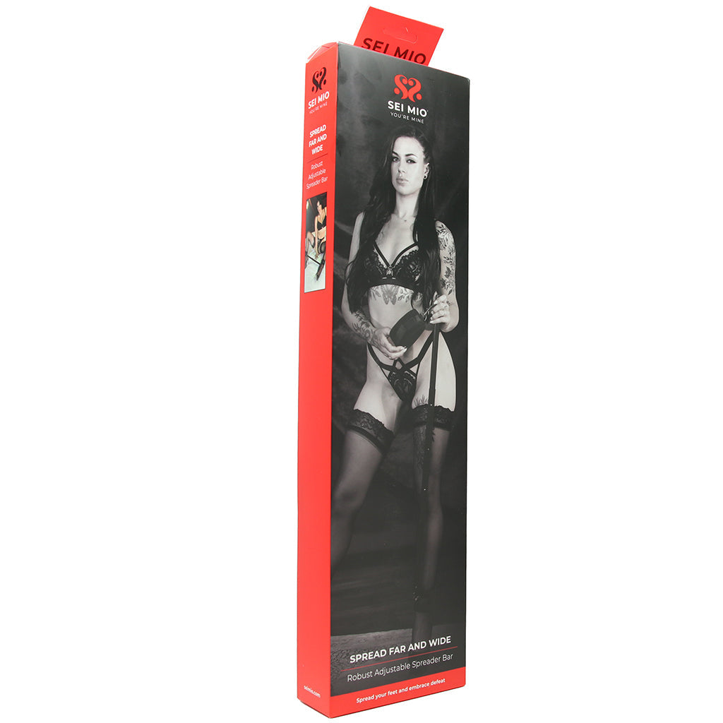 SEI MIO Adjustable Spreader Bar – Durable Construction with Cuff Attachments Restraint Tool > Bondage Gear > Restraints