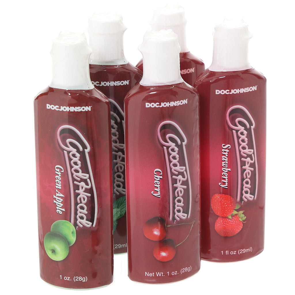 Goodhead Oral Delight Gel 1 Ounce 5 Pack 28g ea > Lube > Oral Gels & Sprays