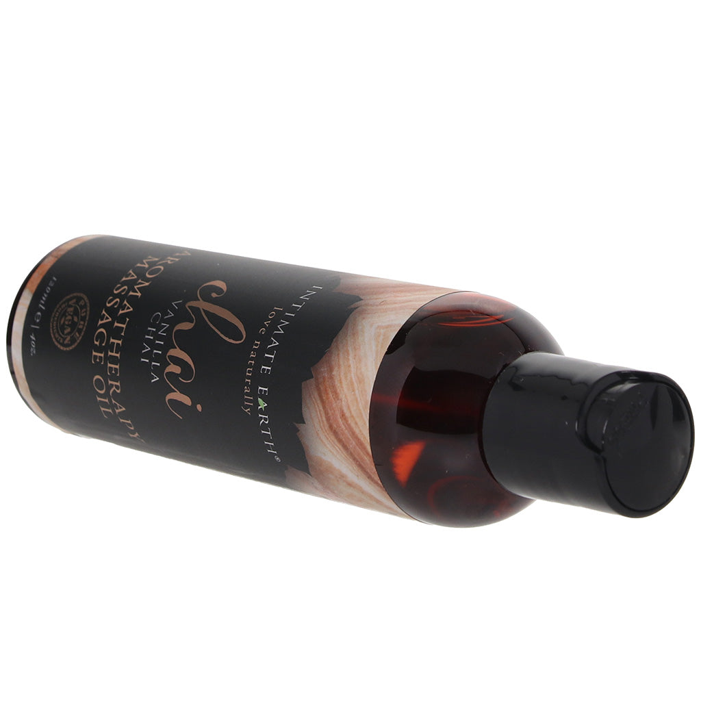 Intimate Earth Chai Aromatherapy Massage Oil Vanilla 120ml – Natural Oils Organic Extracts Body Oil > Essentials > Massage Oil