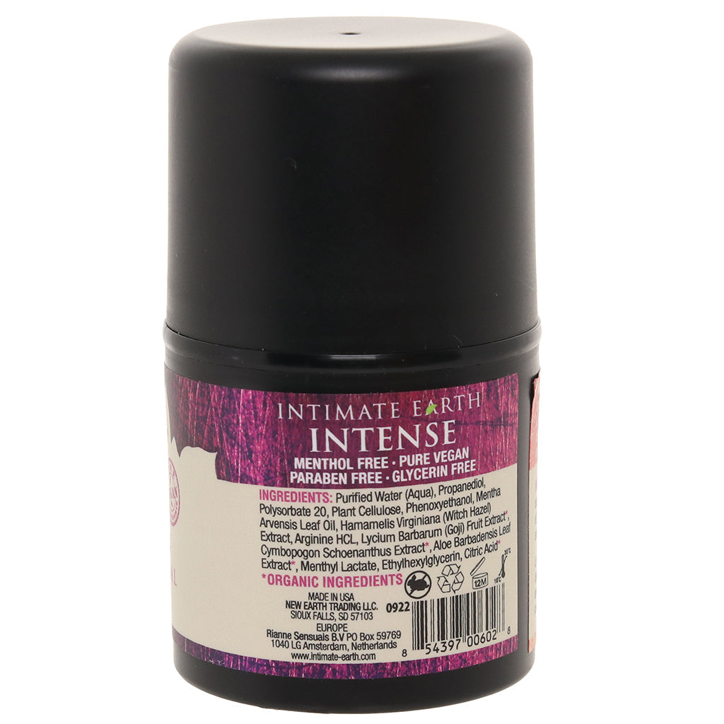 Intimate Earth Intense Clitoral Stimulating Gel 30ml - Natural Peppermint Oil Gel > Essentials > Womens Enhancers