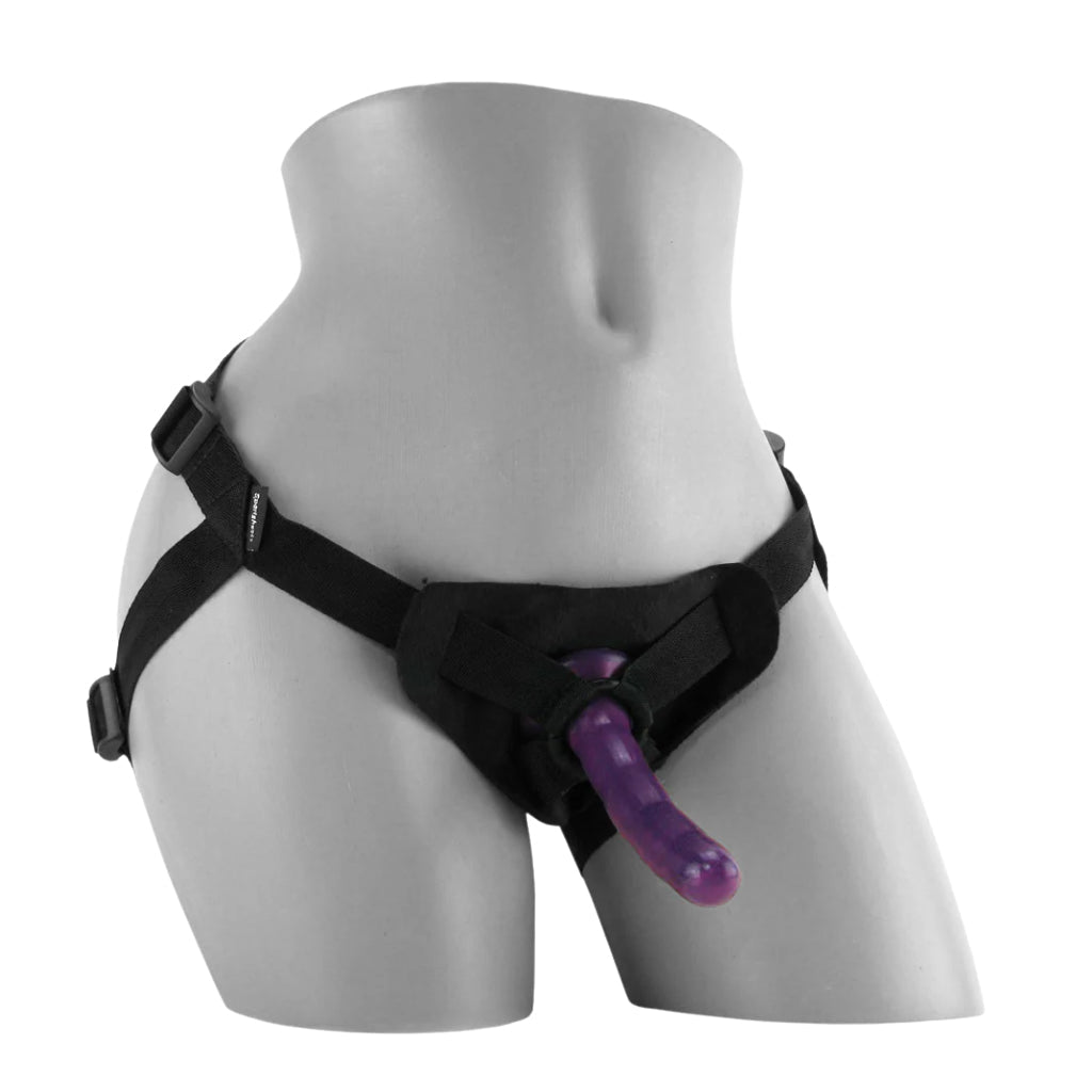 SportSheets New Cummers Adjustable Silicone Strap-On Kit > Dildos > Strap On Harnesses