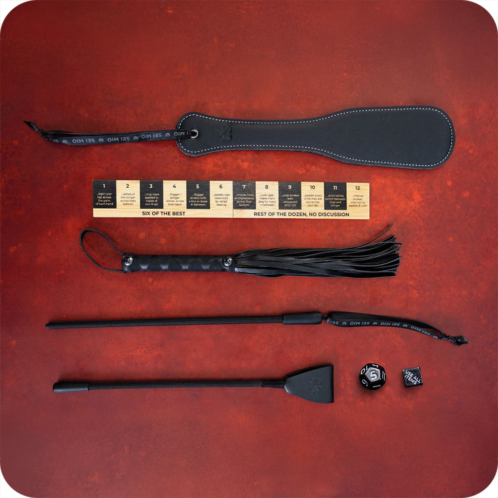 SEI MIO Impactful 5-Piece Punishment Toolkit – Correction Set > Bondage Gear > Bondage Kits