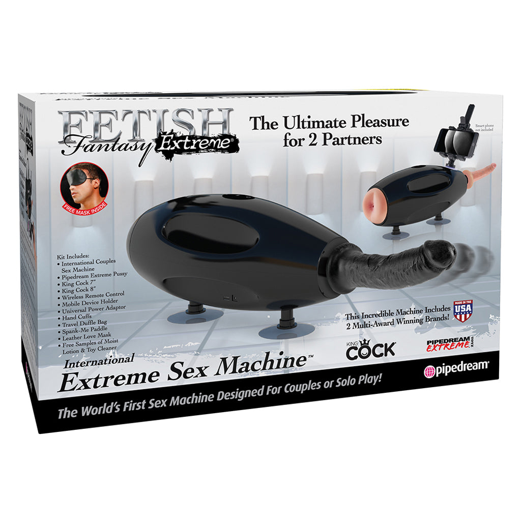 Pipedream Fetish Fantasy Extreme Travel-Friendly Sex Machine & Stroker Combo > Sex Toys > Sex Machines