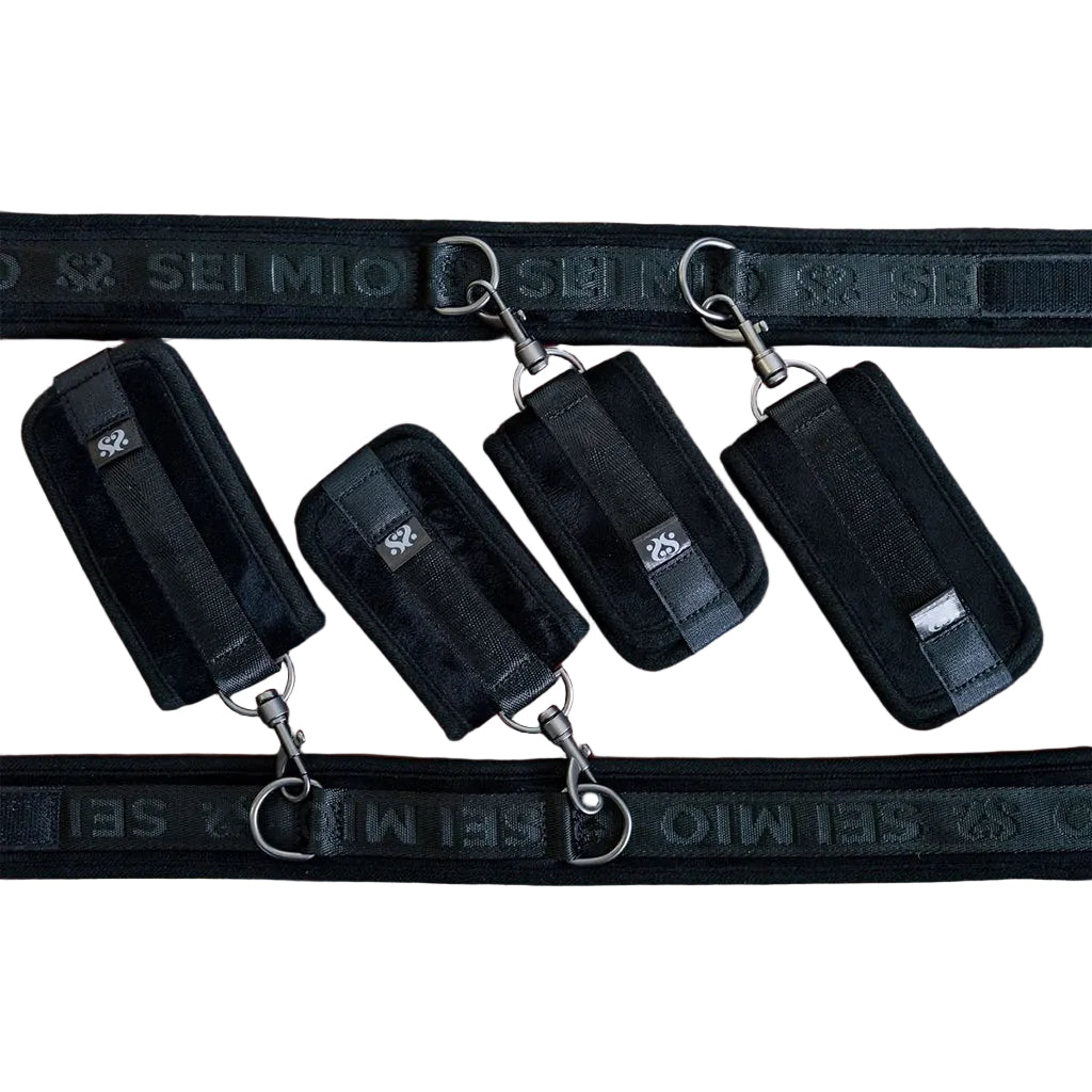 Sei Mio Pretty Thighed Up - Thigh Wrist Ankle Restraint Set > Bondage Gear > Restraints