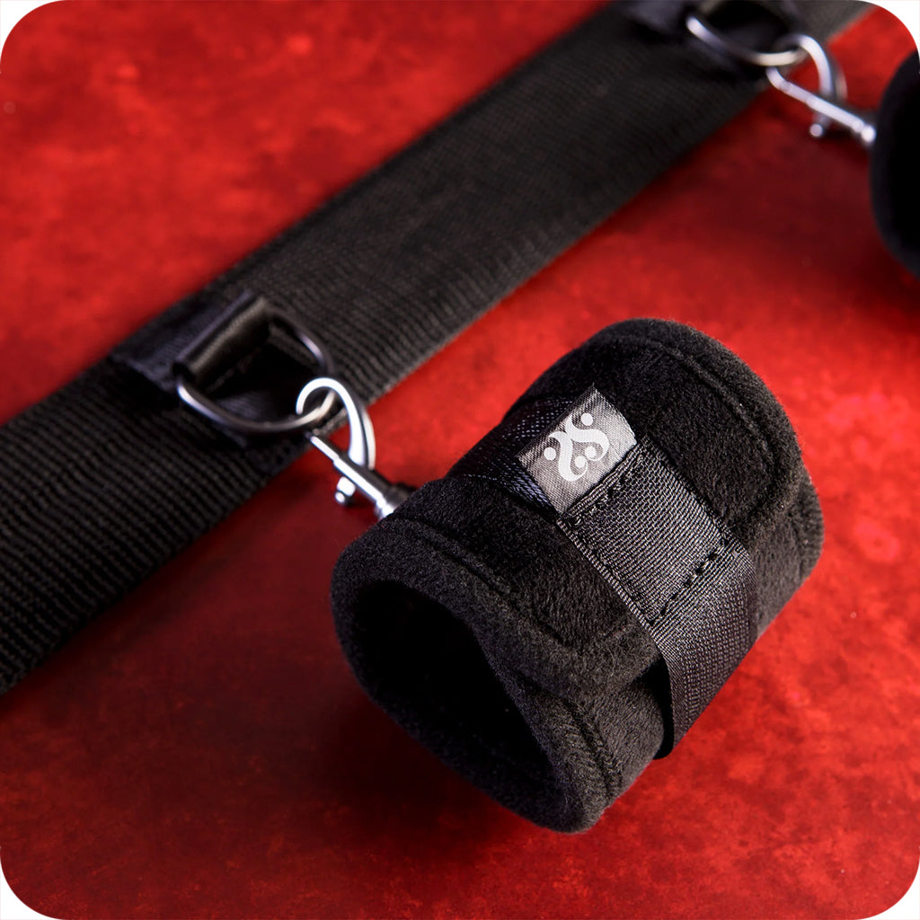 Sei Mio Spread the Love Ankle Spreader Bar with Wrist Cuffs – Restraint Bar Set > Bondage Gear > Restraints