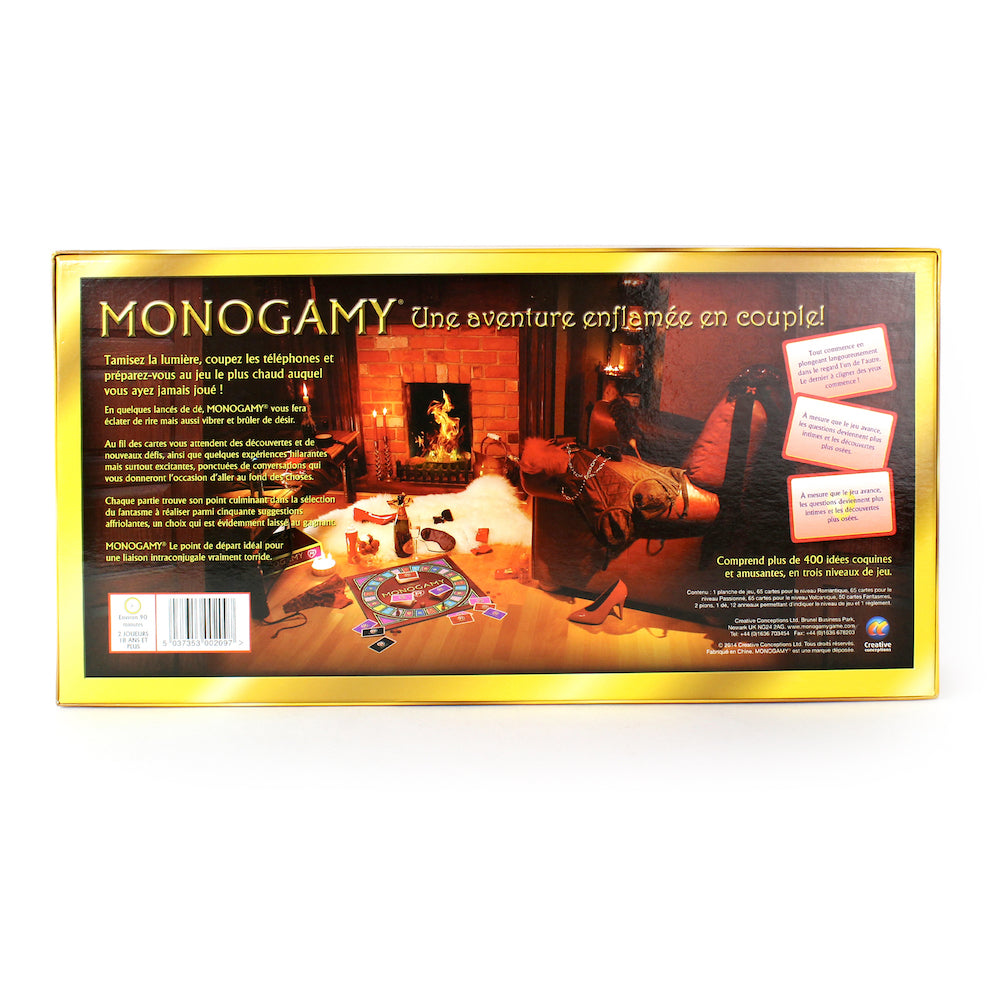 Monogamy Game – Couples Board Game with Over 400 Seductive Ideas and Three Levels of Play > Novelties > Games