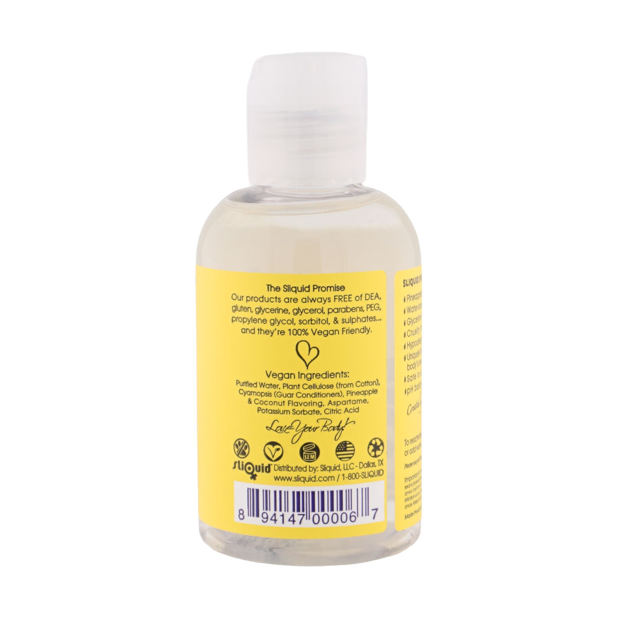 Sliquid Naturals Swirl Pina Colada Flavored Water-Based Lubricant 125ml > Lube > Flavoured