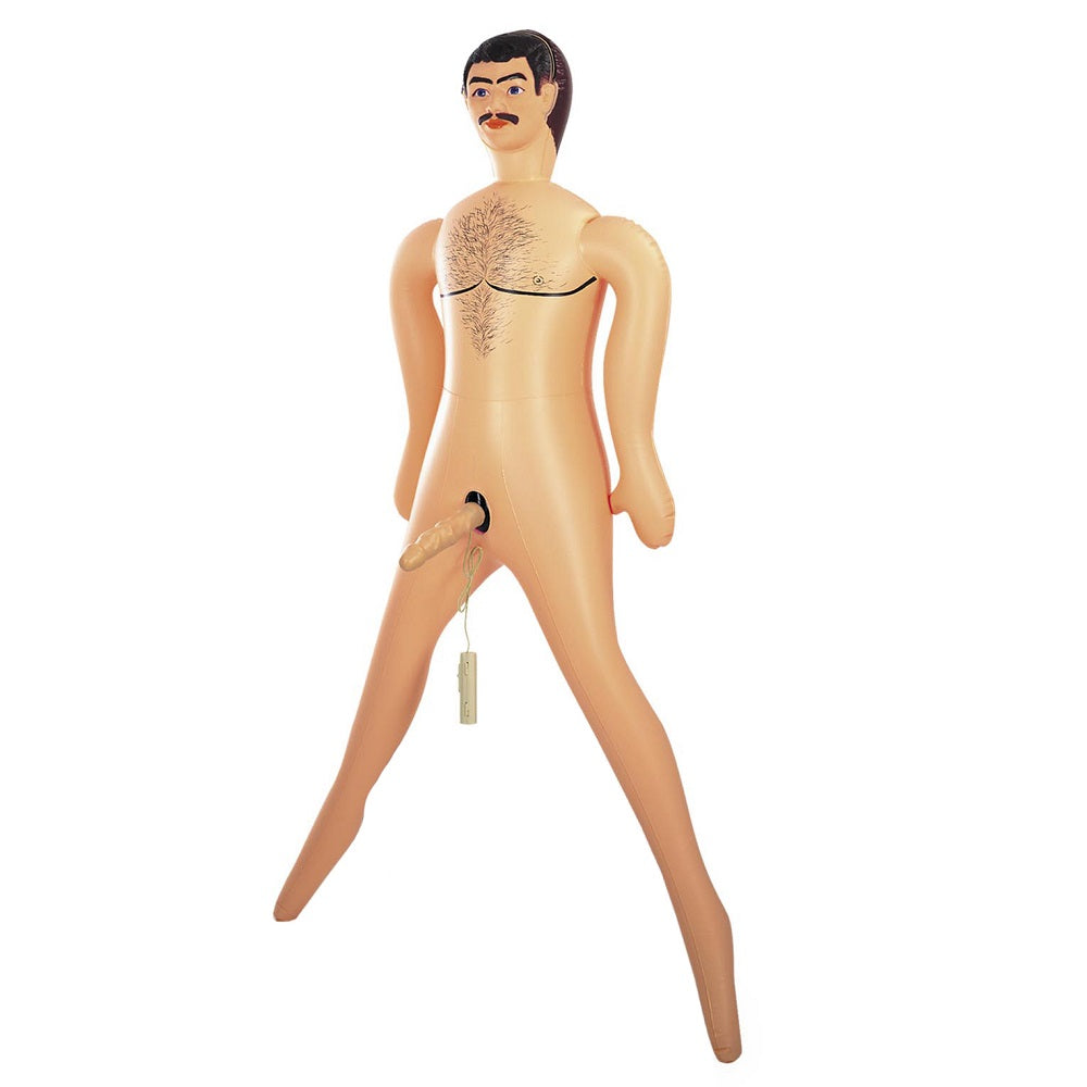Big John Vibrating Male Doll with 8.5-Inch Vibrating Cock – Realistic Male Doll > Sex Toys > Sex Dolls > Novelty Inflatables