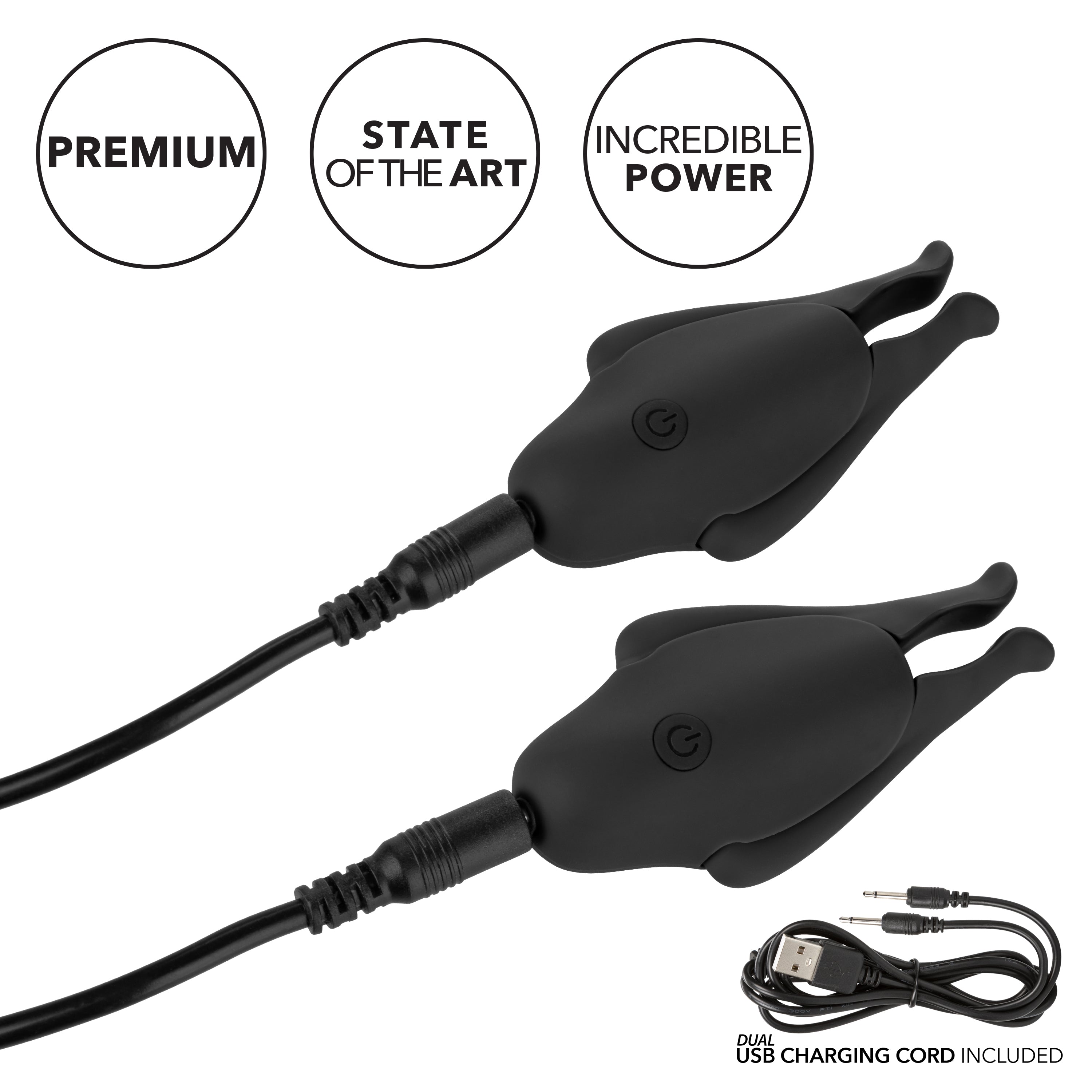 Rechargeable Nipplettes – Vibrating Adjustable Nipple Clamps > Sex Toys > Nipple Stimulators
