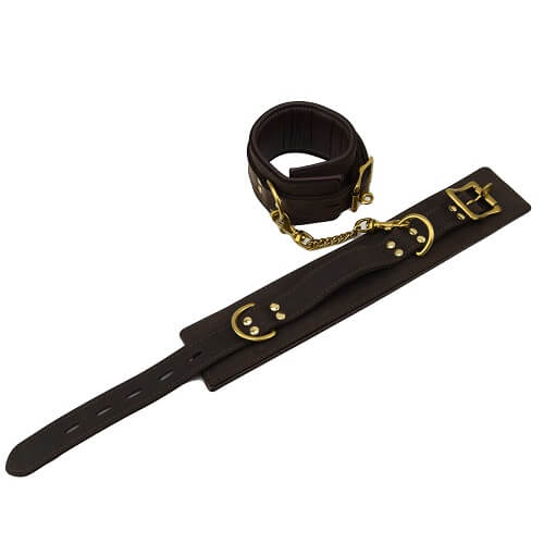 BOUND Nubuck Leather Ankle Restraints – Adjustable Leather Ankle Restraints Default Title > Bondage Gear > Restraints