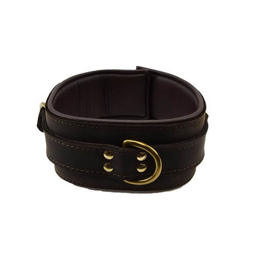Bound Nubuck Leather Collar – Adjustable Bondage Collar Default Title > Bondage Gear > Collars & Leashes
