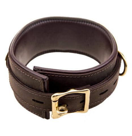 Bound Nubuck Leather Collar – Adjustable Bondage Collar > Bondage Gear > Collars