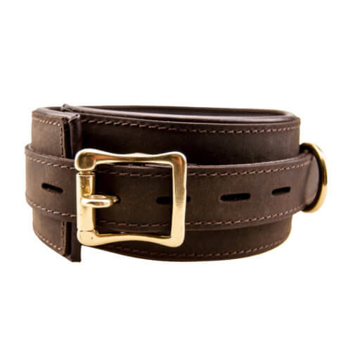 Bound Nubuck Leather Collar – Adjustable Bondage Collar > Bondage Gear > Collars & Leashes