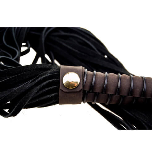BOUND Nubuck Leather Flogger – High-Quality Leather Flogger Whips