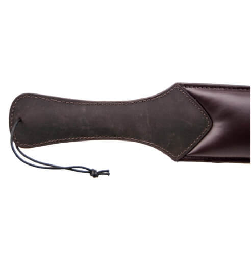 BOUND Nubuck Leather Padded Paddle – Durable Dual-Sided Paddle with Wrist Wrap and Enhanced Grip Whips
