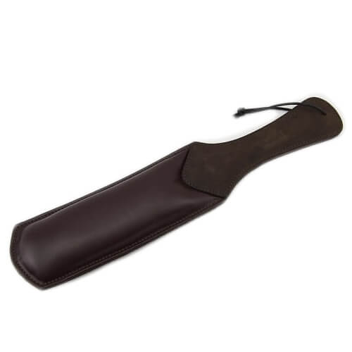 BOUND Nubuck Leather Padded Paddle – Durable Dual-Sided Paddle with Wrist Wrap and Enhanced Grip Default Title > Bondage Gear > Paddles Main image