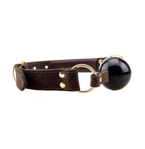 BOUND Nubuck Leather Solid Ball Gag Restraints