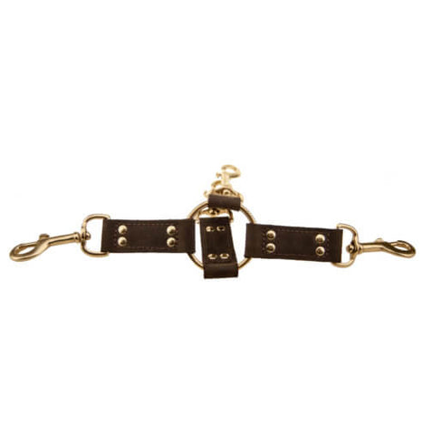 BOUND Nubuck Leather 4 Way Hog Tie – High-Quality Leather Bondage Restraint Restraints