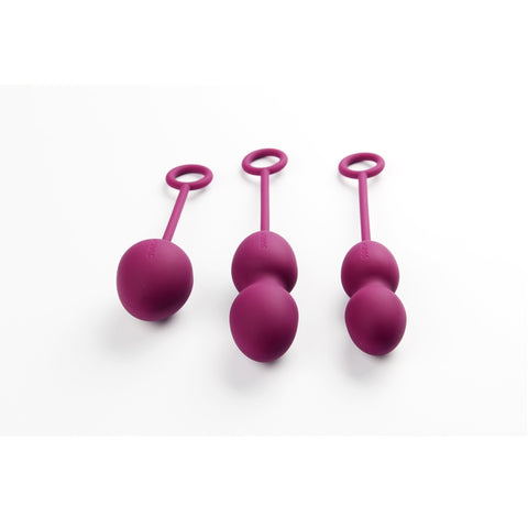 Svakom Nova (Violet) – Waterproof Silicone Kegel Balls with Three Weights and Easy-Removal String Kegel & Pelvic Exercisers