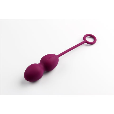 Svakom Nova (Violet) – Waterproof Silicone Kegel Balls with Three Weights and Easy-Removal String Kegel & Pelvic Exercisers