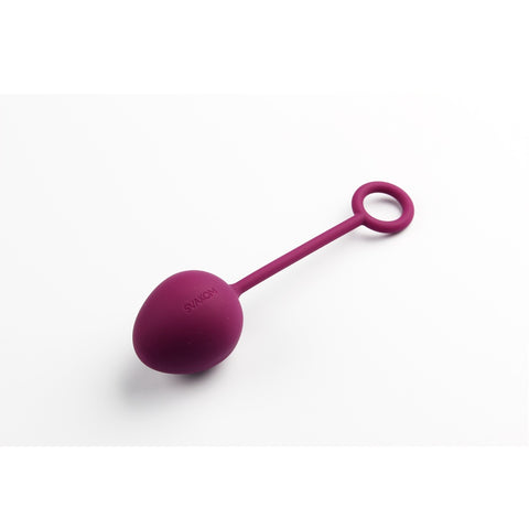 Svakom Nova (Violet) – Waterproof Silicone Kegel Balls with Three Weights and Easy-Removal String Kegel & Pelvic Exercisers