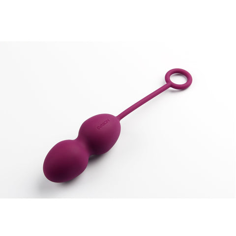 Svakom Nova (Violet) – Waterproof Silicone Kegel Balls with Three Weights and Easy-Removal String Kegel & Pelvic Exercisers