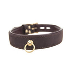 BOUND Nubuck Leather Choker with O Ring – Adjustable BDSM Collar Default Title > Bondage Gear > Collars & Leashes