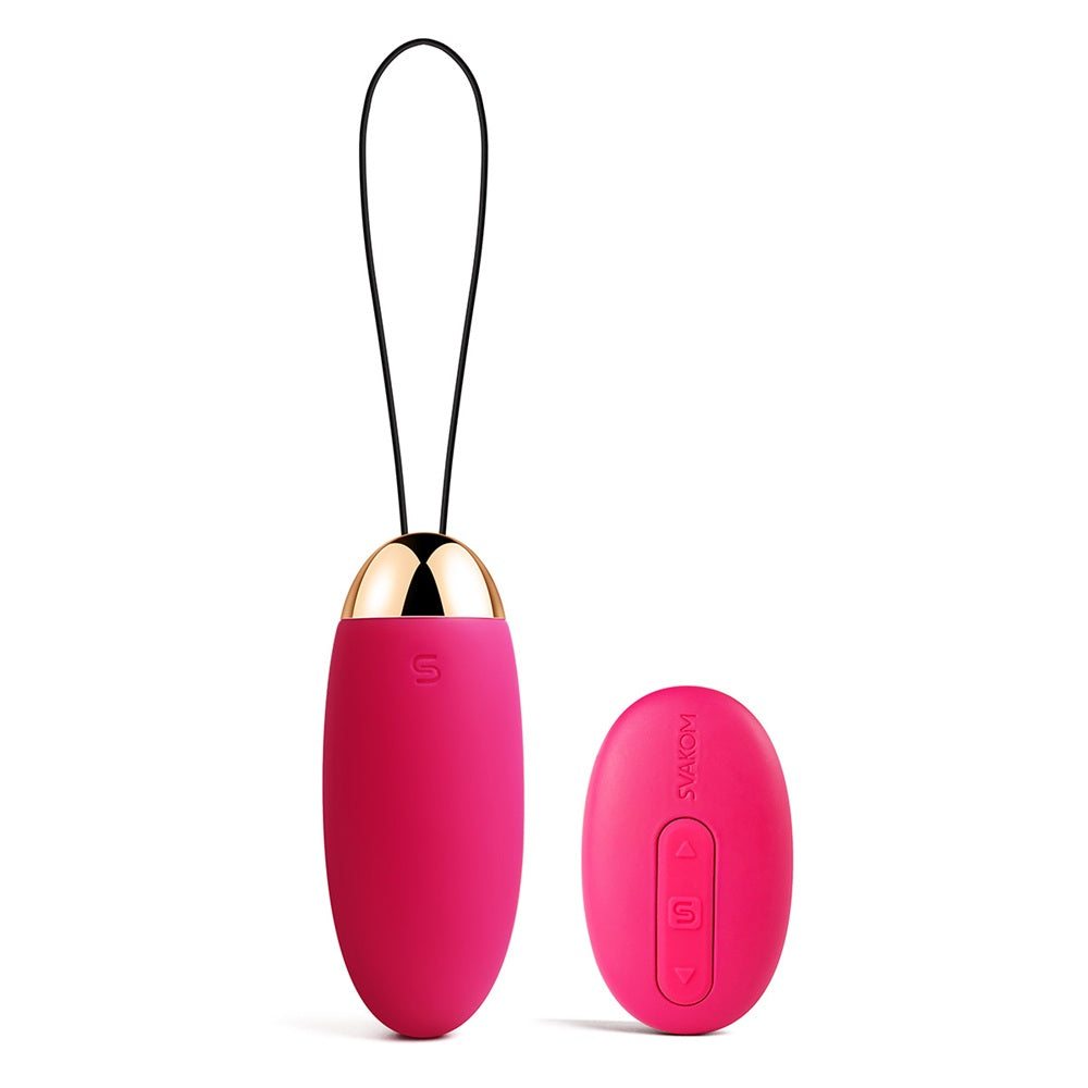 Svakom Elva (Red) – Waterproof Remote Control Vibrating Bullet > Vibrators > Mini Vibrators